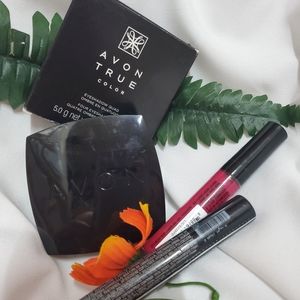 Avon makeup pack Lip glow.Eye shadow & eye mask.